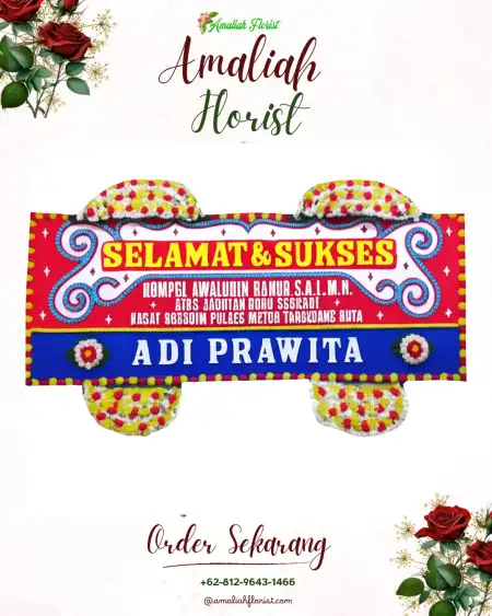 Papan Bunga Ucapan Selamat Tirtajaya